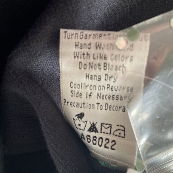 Quacker Factory Black Embellished Zip-Front Cardigan Jacket XL 100% Cotton Long - Picture 4 of 10